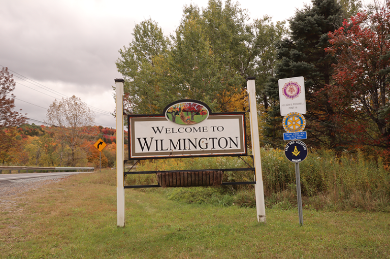 Wilmington Vermont Welcome Sign